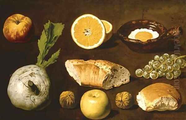 Studies of bread Oil Painting by Spanish School