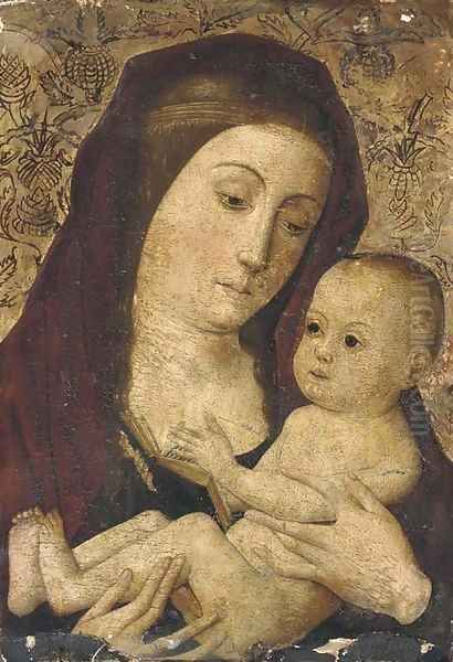 The Virgin and Child Oil Painting by Spanish School