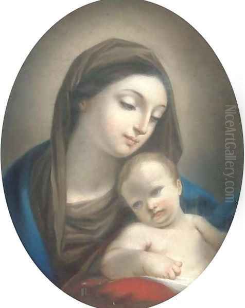 The Madonna and Child Oil Painting by Venetian School