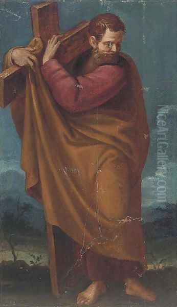 Saint Peter; and Saint Jude Thaddeus Oil Painting by Venetian School