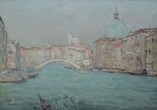 Venise. Oil Painting by Wlodzimierz Terlikowski