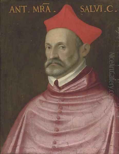 Portrait of Cardinal Anton Maria Salviati (1537-1602) Oil Painting by Roman School