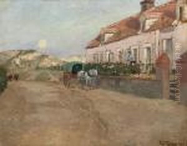 Aften I Camiers Oil Painting by Fritz Thaulow