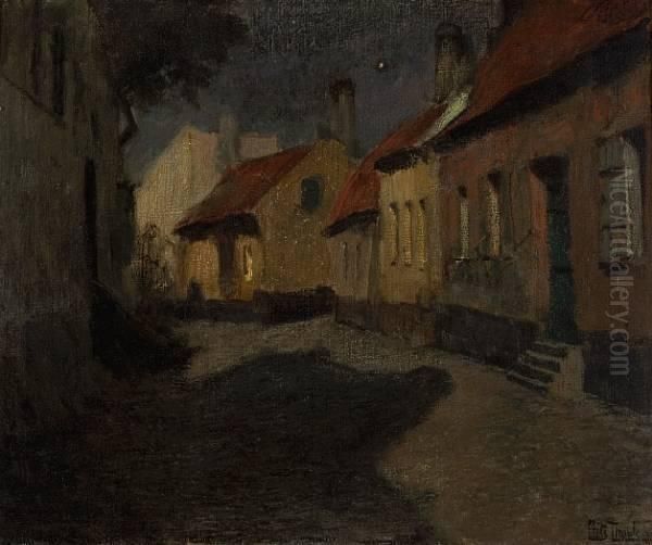 Untitled Oil Painting by Fritz Thaulow