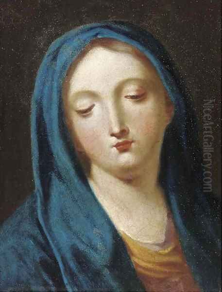 The Virgin Oil Painting by Roman School