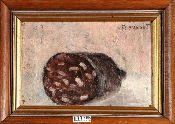 Nature Morte Au Saucisson Oil Painting by Louis Thevenet