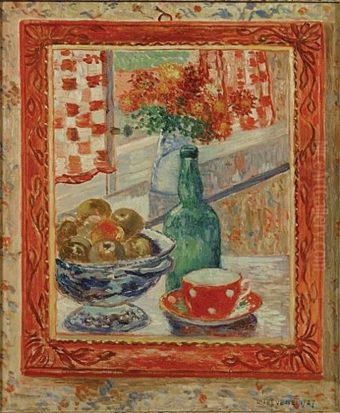 Nature Morte Aux Fruits Oil Painting by Louis Thevenet