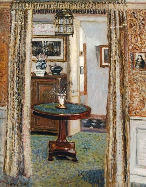 Interior (1910) Oil Painting by Louis Thevenet