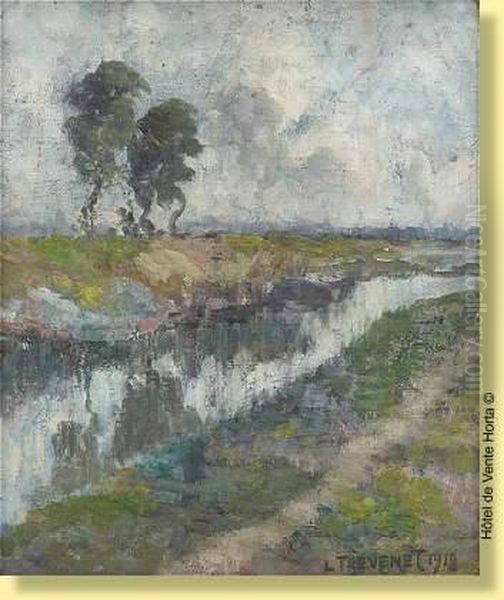 Vuede Ruisseau Oil Painting by Louis Thevenet