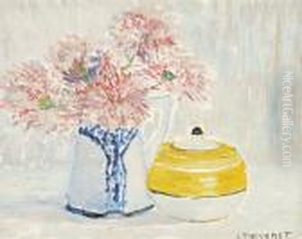 Stilleven Met Gele Suikerpot (ca. 1925) Oil Painting by Louis Thevenet