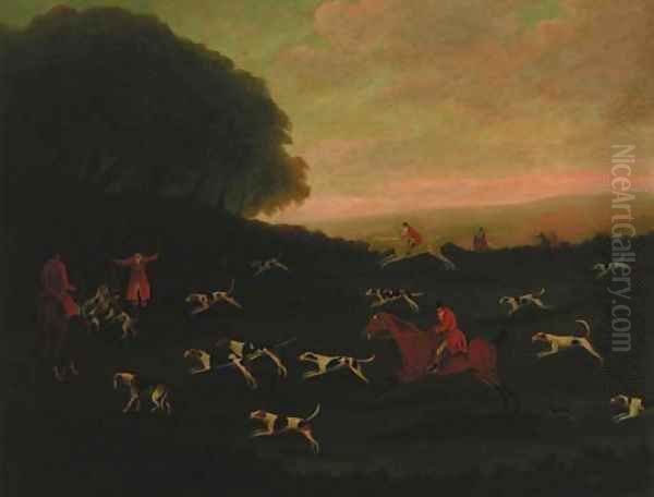 The Kill Oil Painting by English Provincial School