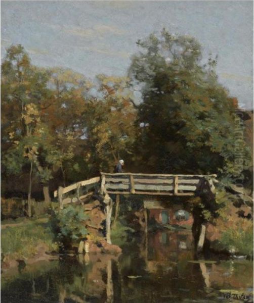 Giethoorn Oil Painting by Willem Bastiaan Tholen