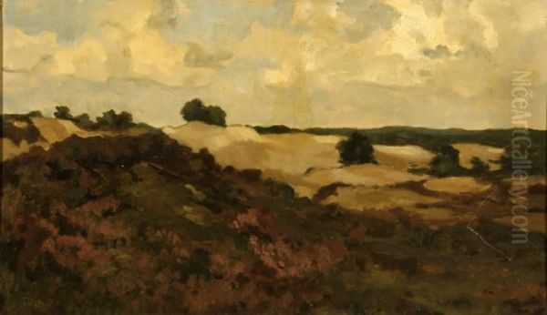 Dune Landscape Oil Painting by Willem Bastiaan Tholen