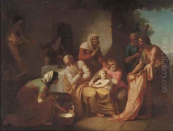 The Return of the Prodigal Son Oil Painting by North-Italian School