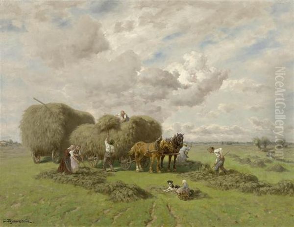 Hay Harvest by Desire Tomassin