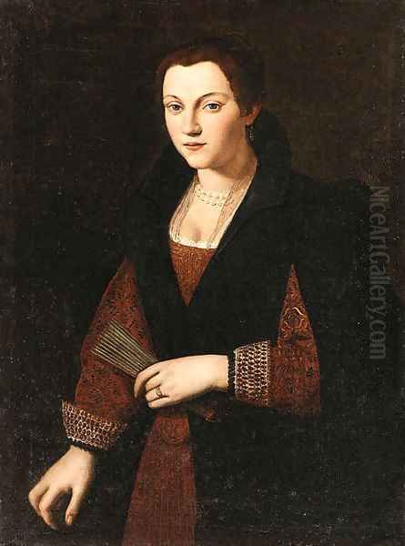 Portrait of a Lady Oil Painting by North-Italian School