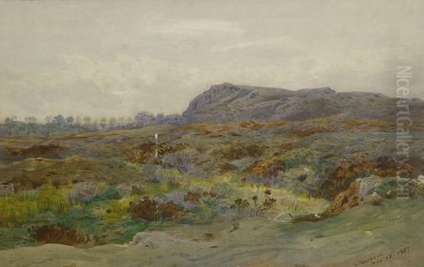 Moorland Landscape Oil Painting by Archibald Thorburn