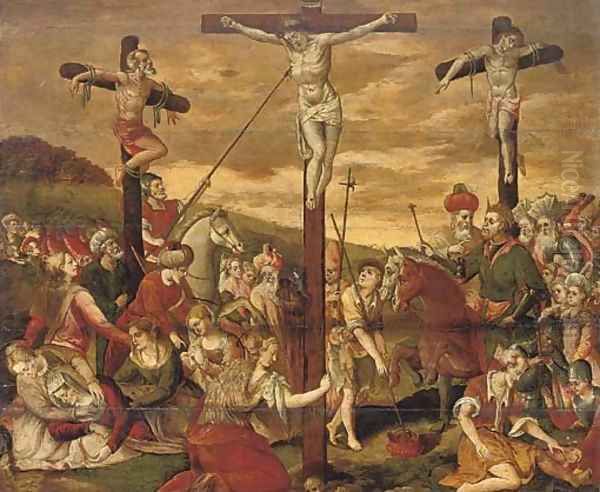 The Crucifixion Oil Painting by North-Italian School