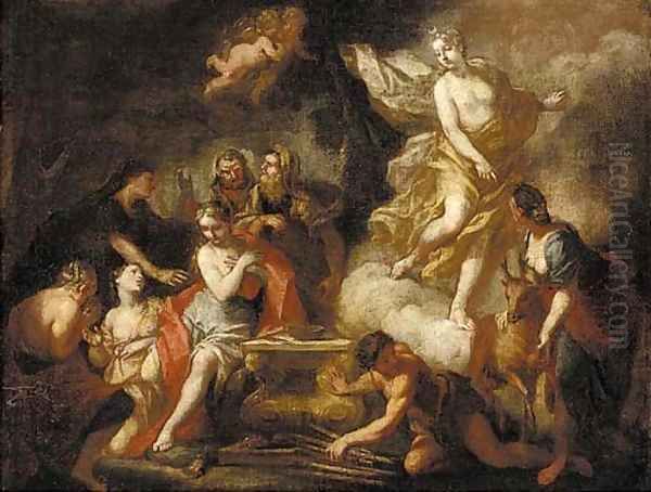 The Sacrifice of Iphigenia Oil Painting by North-Italian School