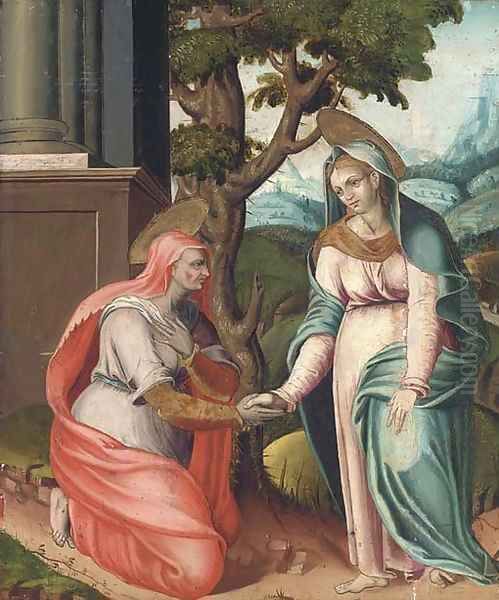 The Visitation Oil Painting by North-Italian School