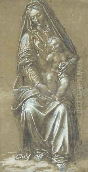 The Madonna and Child Oil Painting by North-Italian School