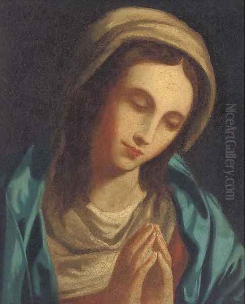 The Penitent Magdalen 2 Oil Painting by Giovanni Battiata Salvi, Il Sassoferrato