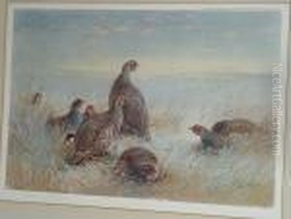 Frosty Morning Oil Painting by Archibald Thorburn