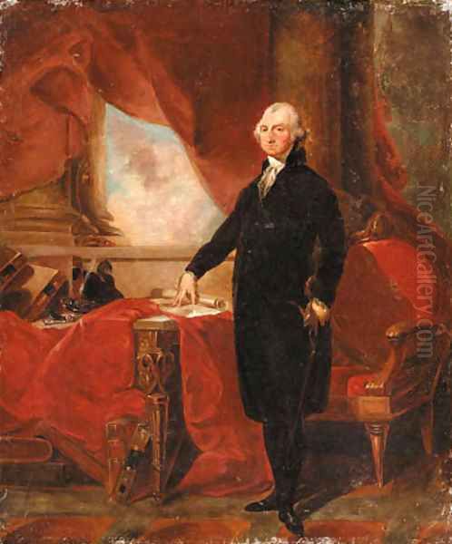 George Washington Oil Painting by American School