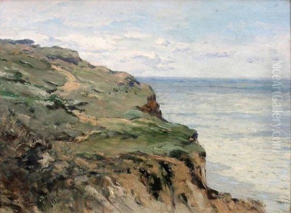 Falaises Sur La Mer Oil Painting by William Georges Thornley