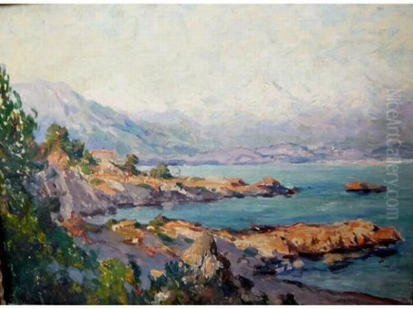 La Garoupe, Cap D Antibes Oil Painting by William Georges Thornley