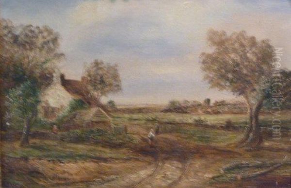 Near Tring Oil Painting by Joseph Thors