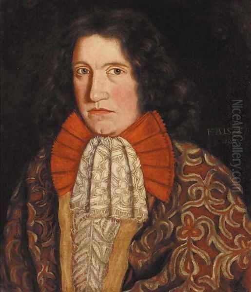 Portrait of Thomas Forbes of Watertoun (1664-1731) Oil Painting by David Scougall