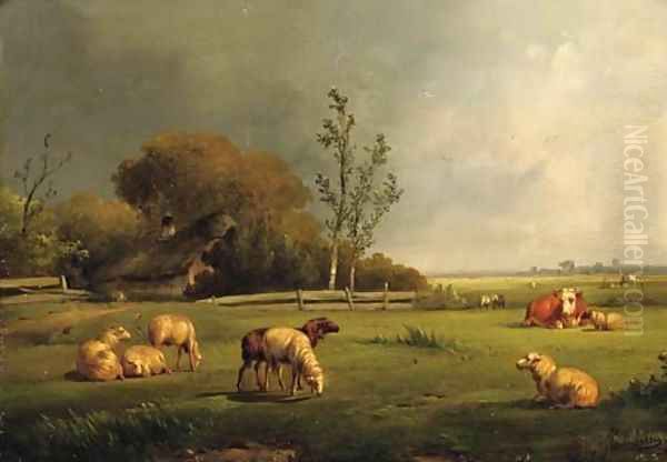 Moments before the storm Oil Painting by Pieter Stortenbeker