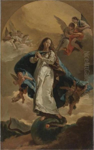 The Immaculate Conception Oil Painting by Giovanni Battista Tiepolo