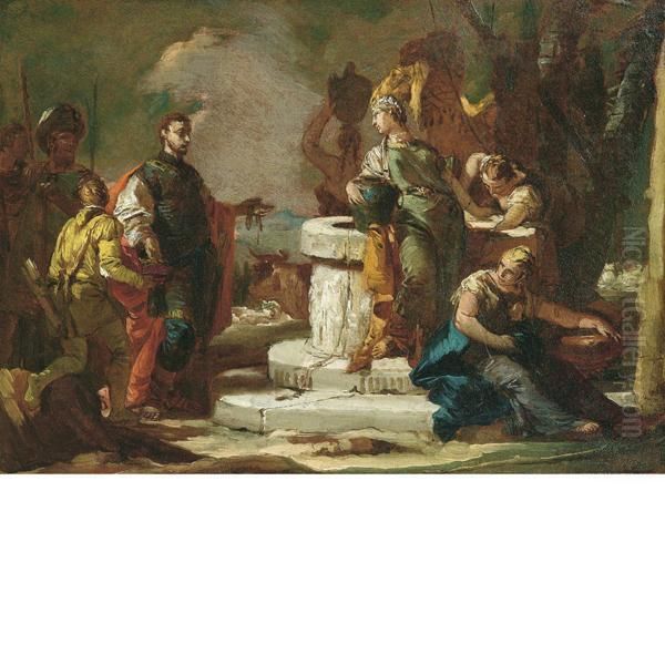 Rebecca Al Pozzo Oil Painting by Giovanni Battista Tiepolo