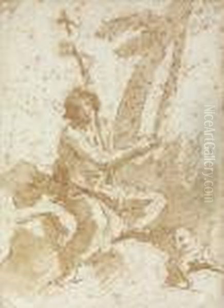 Saint John The Baptist Oil Painting by Giovanni Battista Tiepolo