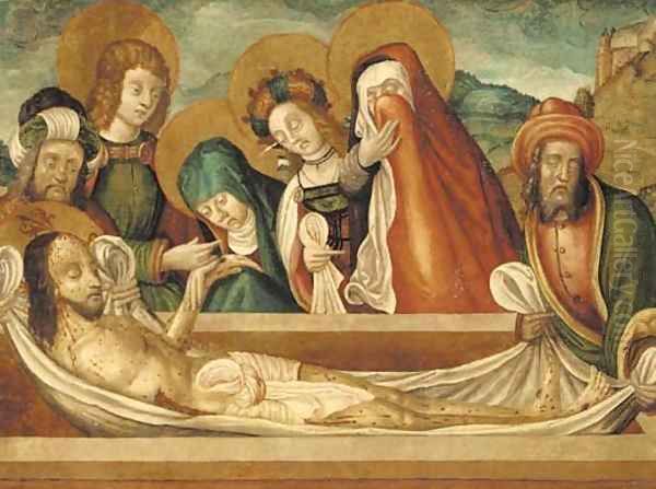 The Entombment Oil Painting by South German School