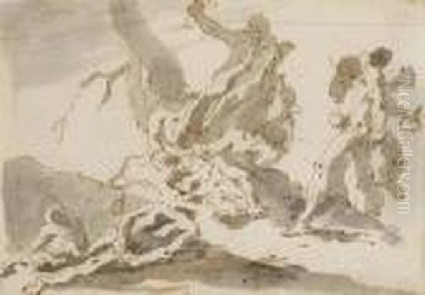 Le Serpent D'airain Oil Painting by Giovanni Battista Tiepolo