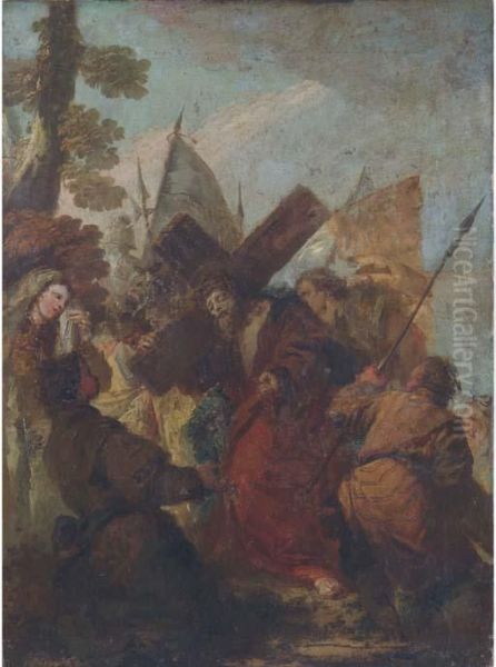 Christ On The Road To Calvary by Giovanni Battista Tiepolo