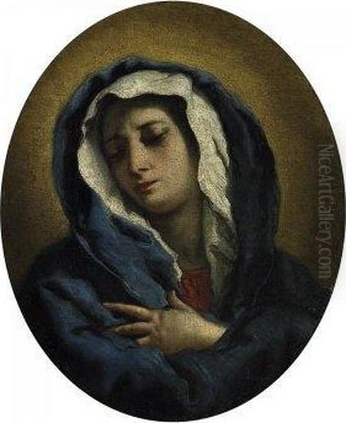 Madonna Oil Painting by Giovanni Domenico Tiepolo