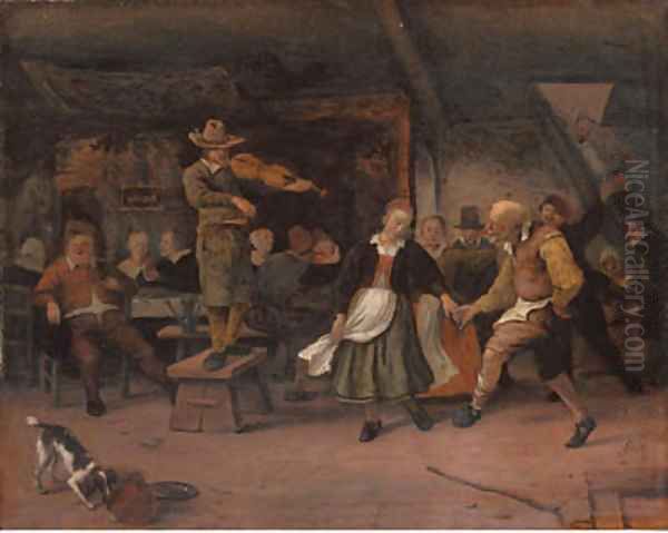 A marriage dance Oil Painting by Jan Steen