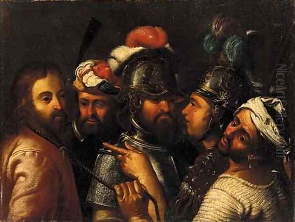 The Arrest of Christ Oil Painting by Lionello Spada