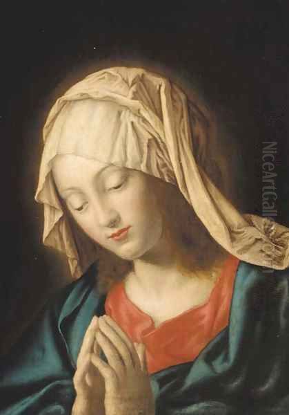 The Madonna at prayer 2 Oil Painting by Giovanni Battista Salvi, Il Sassoferato