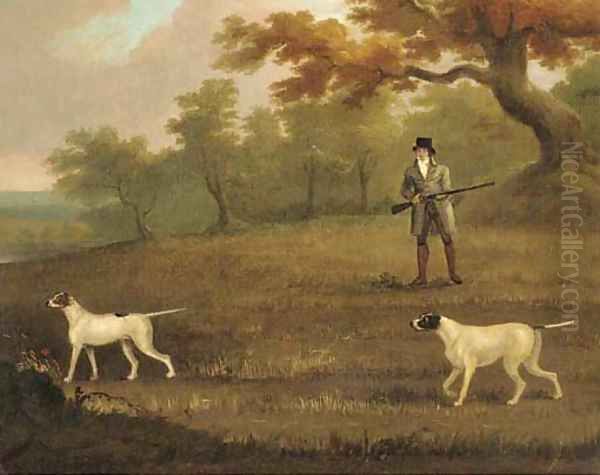 Partridge shooting Oil Painting by John Nott Sartorius