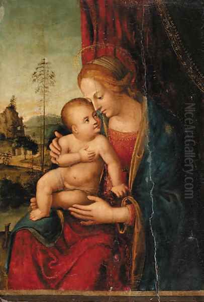 The Madonna and Child Oil Painting by Milanese School