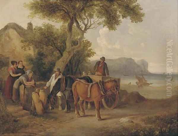 The daily rounds Oil Painting by William Joseph Shayer