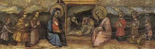 The Adoration of the Shepherds Oil Painting by South Italian School