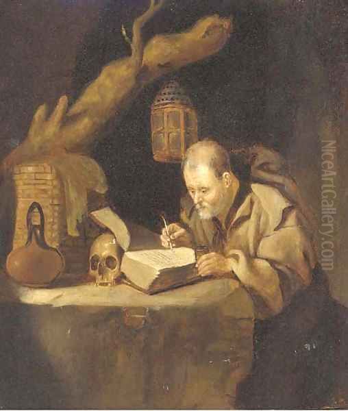 Saint Jerome Oil Painting by Jan Adriansz van Staveren