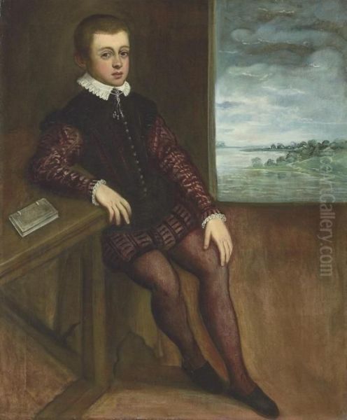 Portrait Of A Boy Oil Painting by Jacopo Robusti, II Tintoretto