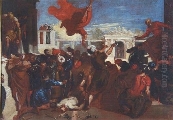 Miracle Of The Slave Oil Painting by Jacopo Robusti, II Tintoretto